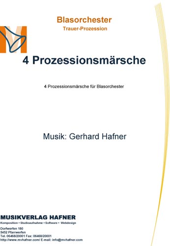 4 Prozessionsmärsche - Blasorchester - Trauer-Prozession 