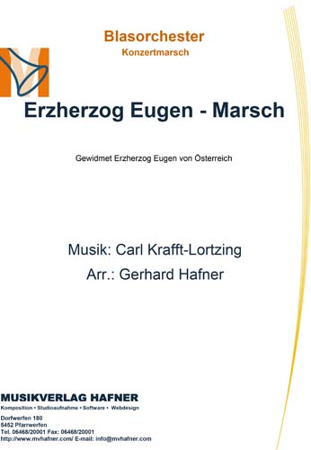 Erzherzog Eugen - Marsch - Blasorchester - Konzertmarsch