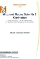 Minz und Maunz Solo für 2 Klarinetten - Blasorchester - Solo 2 Klarinetten