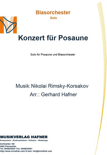 Konzert für Posaune - Blasorchester - Solo Posaune