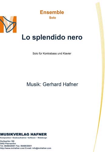 Lo splendido nero - Ensemble - Solo Kontrabass