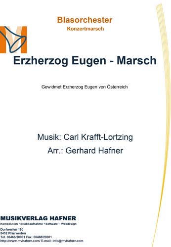 Erzherzog Eugen - Marsch - Blasorchester - Konzertmarsch 
